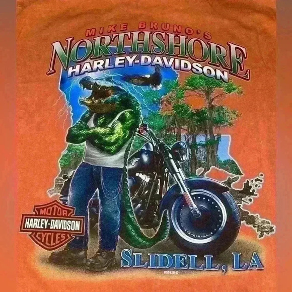 Slidell, LA Harley Davidson T-Shirt - Picture 5 of 6